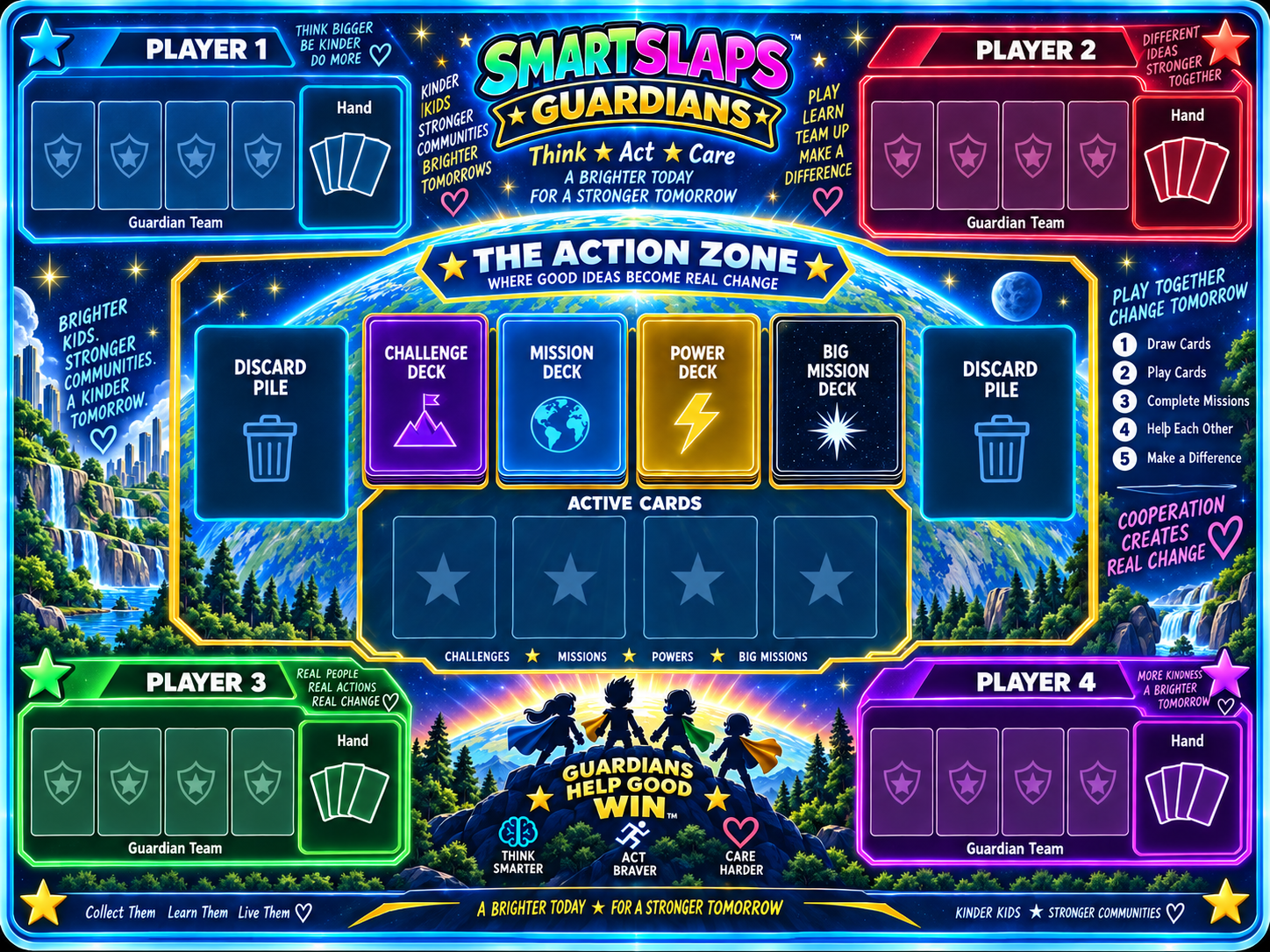 Guardians Universe Action Zone playmat