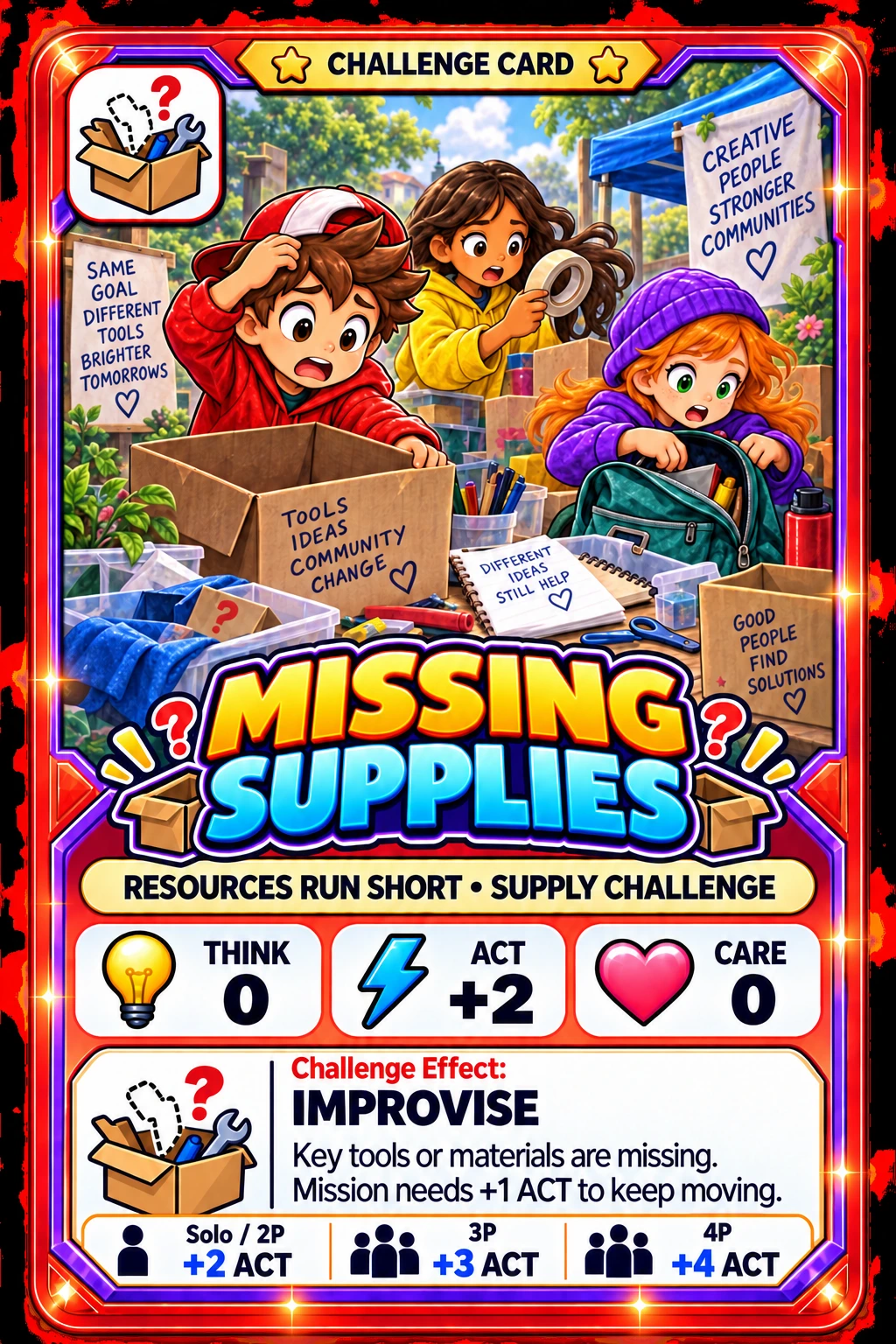 Missing Supplies